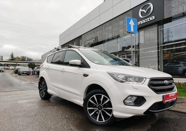 Ford Kuga cena 78900 przebieg: 137000, rok produkcji 2018 z Sierpc małe 211